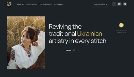 Vyshyvanka Heritage Brand Website