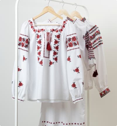 embroidered shirt