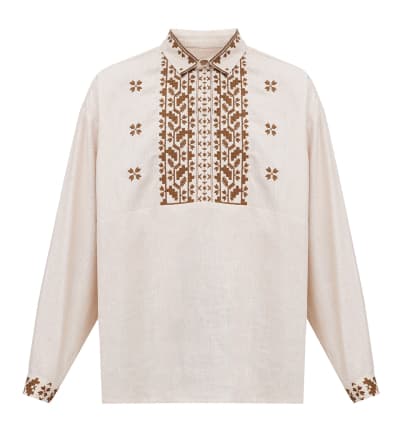embroidered shirt