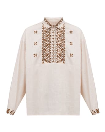 embroidered shirt